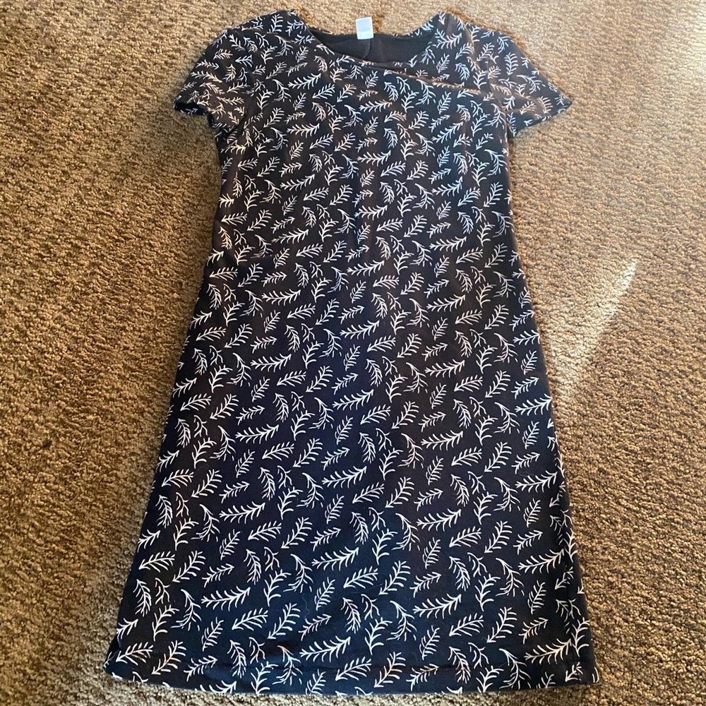 black and white pencil dress